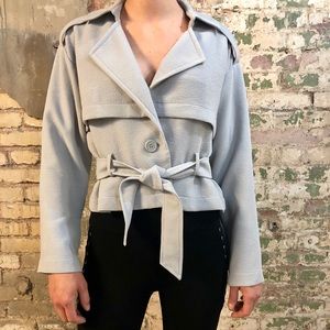 Leith Tie Waist Cropped Jacket